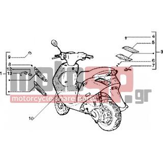 PIAGGIO - ZIP 125 4T < 2005 - Electrical - Lamp front and back - 582202 - Ντουΐ