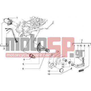 PIAGGIO - ZIP 50 1995 - Electrical - IGNITION - STARTER LEVER - 286214 - ΜΑΝΙΒΕΛΑ SCOOTER