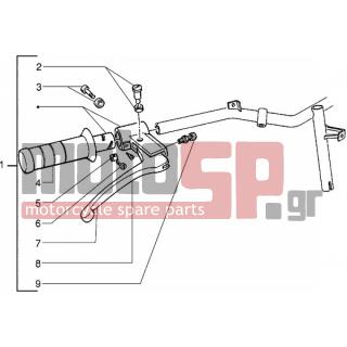 PIAGGIO - ZIP 50 1995 - Frame - steering parts - 123389 - ΒΙΔΑ ΣΚΡΙΠ