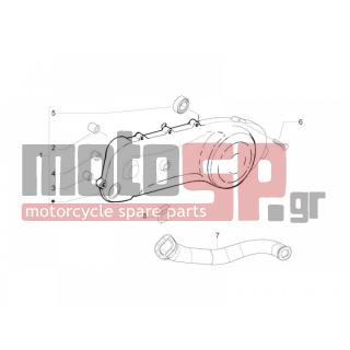 PIAGGIO - ZIP 50 2T 2015 - Engine/Transmission - COVER sump - the sump Cooling - 259625 - ΛΑΣΤΙΧΟ ΣΤΑΝ ΚΟΝΤΡΑ SCOOTER