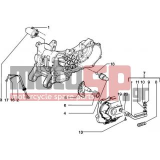 PIAGGIO - ZIP 50 4T < 2005 - Electrical - IGNITION - STARTER LEVER - 831458 - ΑΞΟΝΑΣ ΜΑΝΙΒΕΛΑΣ SCOOTER 50-FREE 100