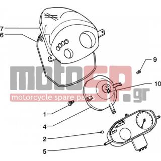 PIAGGIO - ZIP 50 4T < 2005 - Electrical - Headlight-mask-instruments group - CM066505 - Προβολέας