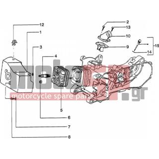PIAGGIO - ZIP 50 CATALYZED < 2005 - Engine/Transmission - Head-cooling and socket fitting cap - 78307 - Ροδέλα