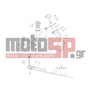 PIAGGIO - ZIP 50 SP EURO 2 2013 - Body Parts - tank - CM002904 - ΚΟΛΛΑΡΟ (9MM)