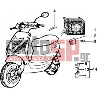 PIAGGIO - ZIP SP 50 < 2005 - Electrical - Electrical devices - 414837 - ΒΙΔΑ M6X25-B016774