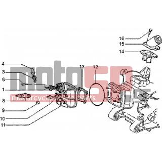 PIAGGIO - ZIP SP 50 < 2005 - Engine/Transmission - Head and socket fittings - 82827R - ΒΑΛΒΙΔΑ REED SCOOTER C01C34 NSL-TEC