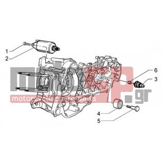 Vespa - GRANTURISMO 125 L < 2005 - Electrical - Electric starter - damping pulley - 82612R - ΚΟΜΠΛΕΡ ΕΚΚΙΝΗΣΗΣ SCOOTER 125200 CC 4Τ