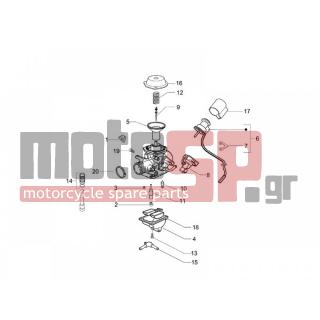Vespa - GRANTURISMO 200 L 2005 - Κινητήρας/Κιβώτιο Ταχυτήτων - CARBURETOR accessories