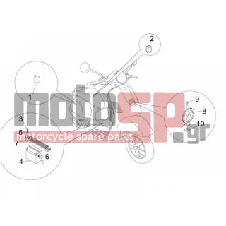 Vespa - GRANTURISMO 200 L 2005 - Electrical - Relay - Battery - Horn - 259830 - ΒΙΔΑ SCOOTER