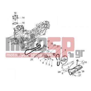 Vespa - GT 250 IE 60° E3 2006 - Engine/Transmission - OIL PUMP - 840344 - ΤΕΝΤΩΤΗΡΑΣ ΚΑΔΕΝΑΣ SCOOTER 250300 4T