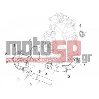 Vespa - GT 250 IE 60° E3 2006 - Κινητήρας/Κιβώτιο Ταχυτήτων - WHATER PUMP