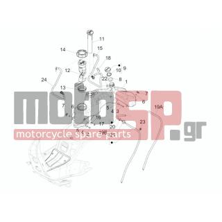 Vespa - GTS 250 2012 - Body Parts - tank - 258160 - ΦΛΑΝΤΖΑ ΤΑΠΑΣ ΒΕΝ COSA-SF-ZIP-Χ8