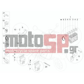 Vespa - GTS 250 ABS 2007 - Electrical - Complex harness - 639843 - ΒΑΣΗ ΗΛΕΚΤΡΙΚΩΝ SCOOTER