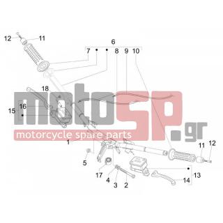 Vespa - GTS 300 IE SUPER SPORT 2010 - Frame - Wheel - brake Antliases - 178790 - ΡΟΔΕΛΛΑ