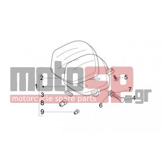 Vespa - LX 125 4T IE E3 2009 - Electrical - Complex instruments - Cruscotto - 498342 - ΜΠΑΤΑΡΙΑ ΡΟΛΟΙ ΚΟΝΤΕΡ SCOOTER
