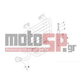 Vespa - LX 150 4T 3V IE 2012 - Body Parts - front grid - B016792 - ΒΙΔΑ M6X30