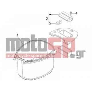 Vespa - LX 150 4T IE E3 2011 - Body Parts - bucket seat - 583310 - ΑΠΟΜΟΝΩΤΗΡΑΣ