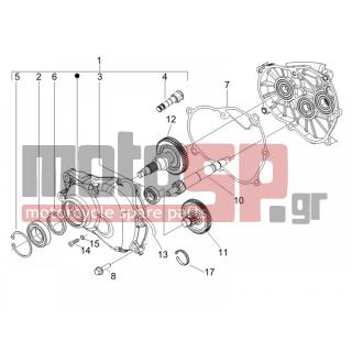 Vespa - LX 150 4T IE E3 2010 - Engine/Transmission - complex reducer - 844669 - ΣΩΛΗΝΑΣ ΕΞΑΕΡ FLY 125/150 4T