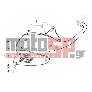 Vespa - LX 50 2T E2 TOURING 2012 - Exhaust - silencers - 288245 - ΠΑΞΙΜΑΔΙ