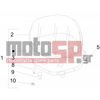 Vespa - LX 50 2T E2 TOURING 2013 - Electrical - Complex instruments - Cruscotto - 498342 - ΜΠΑΤΑΡΙΑ ΡΟΛΟΙ ΚΟΝΤΕΡ SCOOTER