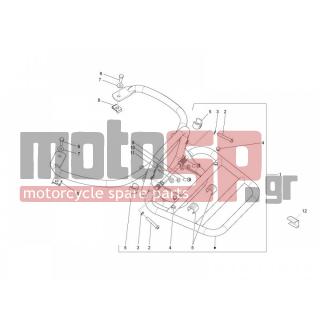 Vespa - LXV 50 2T 2006 - Body Parts - grid back - 254485 - ΑΣΦΑΛΕΙΑ ΜΕΓΑΛΗ (6Χ100 MM)