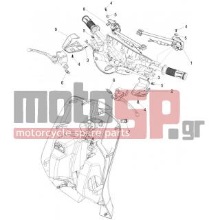 Vespa - PRIMAVERA 125 4T 3V IE 2013 - Electrical - Switchgear - Switches - Buttons - Switches - CM178603 - ΒΙΔΑ TORX 4,2x13