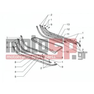 Vespa - PX 125 2011 - Body Parts - Central fairing - Sill - 258826 - ΠΡΙΤΣΙΝΙ