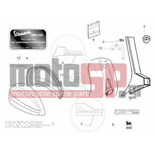 Vespa - PX 125 2014 - Body Parts - Signs and stickers - 895839 - ΑΥΤ/ΤΟ 