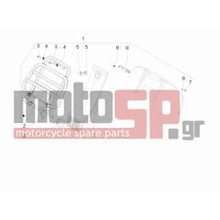 Vespa - PX 125 2011 - Body Parts - front grid
