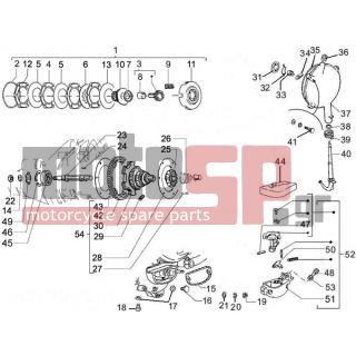 Vespa - PX 150 2011 - Engine/Transmission - Parts Gearbox - 139100 - ΕΛΑΤΗΡΙΟ ΚΟΜΠΛΕΡ ΜΑΝΙΒ
