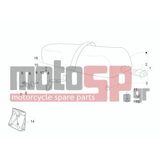 Vespa - PX 150 2011 - Body Parts - Saddle / Seats - 219857 - ΓΑΤΖΟΣ
