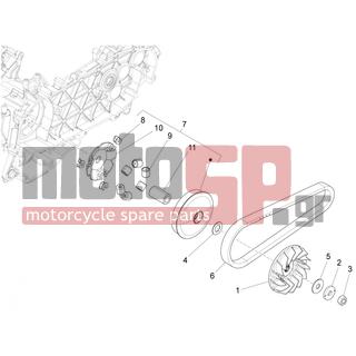 Vespa - S 125 4T 3V IE 2012 - Engine/Transmission - driving pulley - 841213 - ΙΜΑΝΤΑΣ ΚΙΝΗΣ SCOOTER 125150 4T
