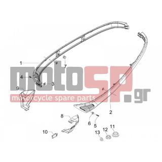 Vespa - S 150 4T 2009 - Body Parts - Side skirts - Spoiler - 299557 - ΤΑΠΑ