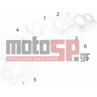Vespa - S 50 2T COLLEGE 2007 - Electrical - Complex instruments - Cruscotto - 498342 - ΜΠΑΤΑΡΙΑ ΡΟΛΟΙ ΚΟΝΤΕΡ SCOOTER