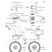 KAWASAKI - NINJA® ZX™-10R ABS 2013 - Body PartsDecals(P.F.S.White)(KDF)(CA,US)