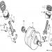 HONDA - XL600V (IT) TransAlp 1990 - Κινητήρας/Κιβώτιο ΤαχυτήτωνCRANKCASE / PISTON