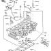 KAWASAKI - NINJA® 1985 - Engine/TransmissionCYLINDER HEAD (E/NO. 030894-)
