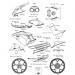 KAWASAKI - NINJA® ZX™-14R ABS 2016 - Body PartsDecals