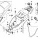 HONDA - SH150 (ED) 2008 - Body PartsSEAT-LUGGAGE BOX