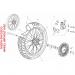 Derbi - CROSS CITY 125CC 4T E3 2012 - FRONT wheel
