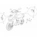 PIAGGIO - NRG POWER DT 2014 - Remote Controls - Battery - Horn